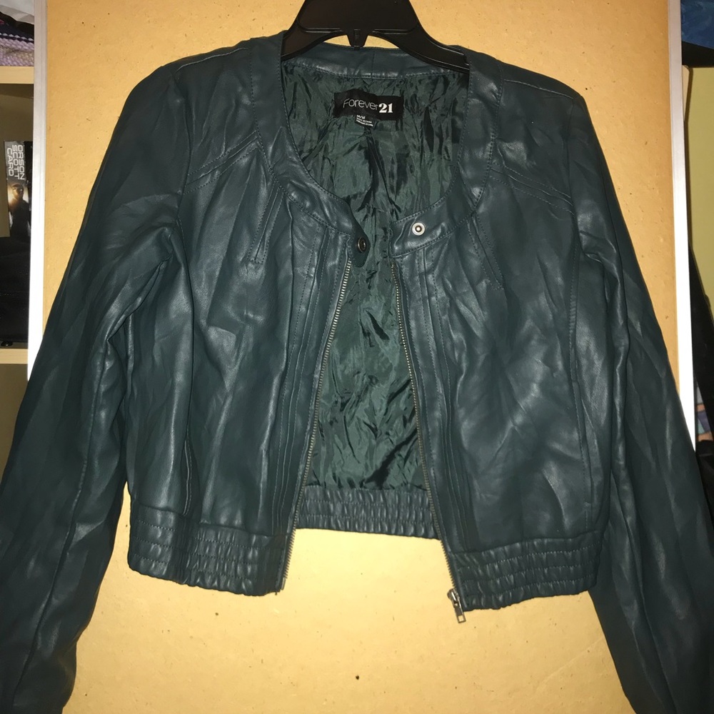 green jacket